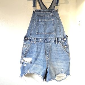 Wild Fable Blue Denim Overalls